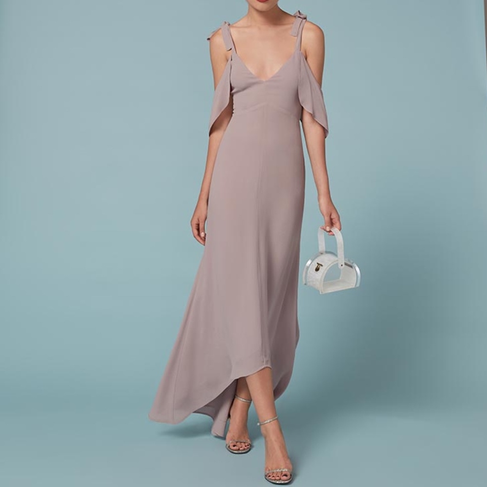 REFORMATION BENNETT DRESS IN WATERLILY